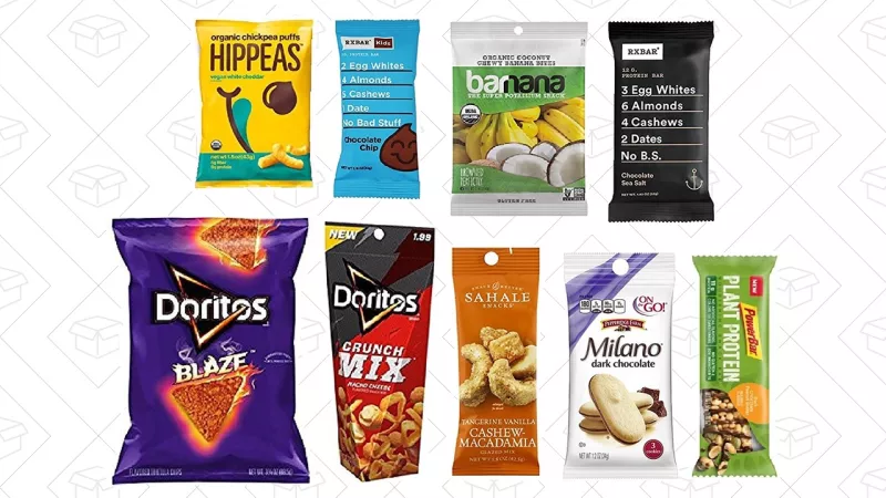 Snack Sample Box | $10 | Amazon | Plus $10 credit towards a future snack purchase